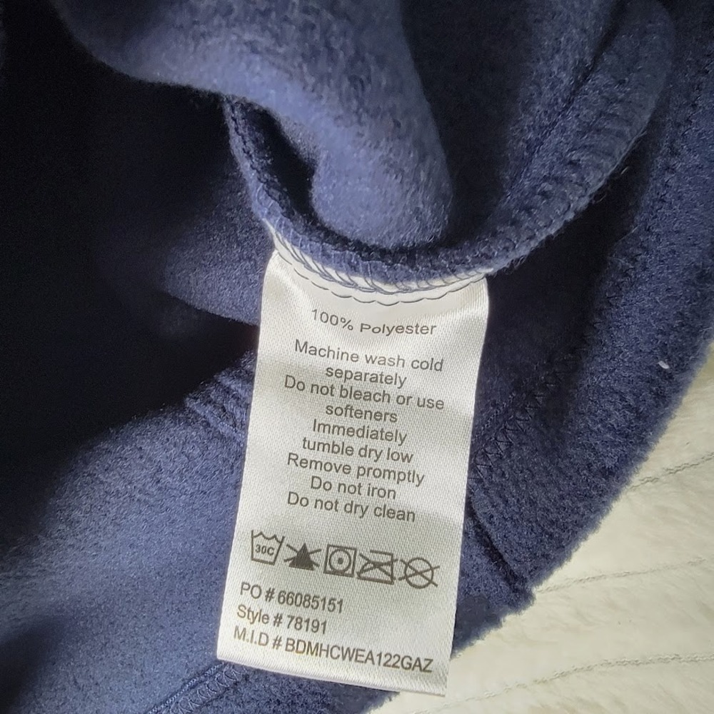 Core 365 Women's Fleece Vest XL Navy Full Zip Sleeveless Chimerix Logo NWT - Picture 9 of 9